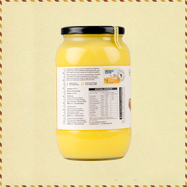 Cultured Cow Ghee 1L