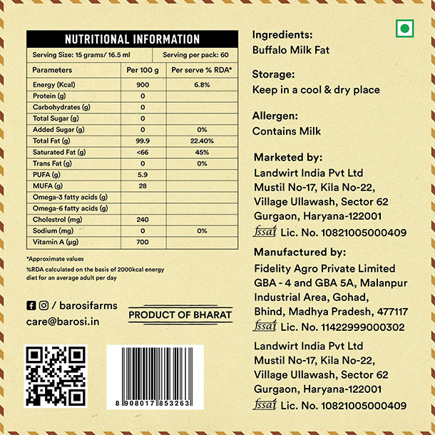 A2 Buffalo Ghee Family Pack