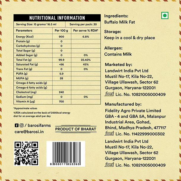 A2 Buffalo Ghee Combo