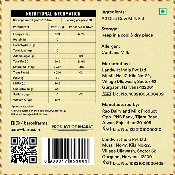 A2 Desi Cow Ghee Combo