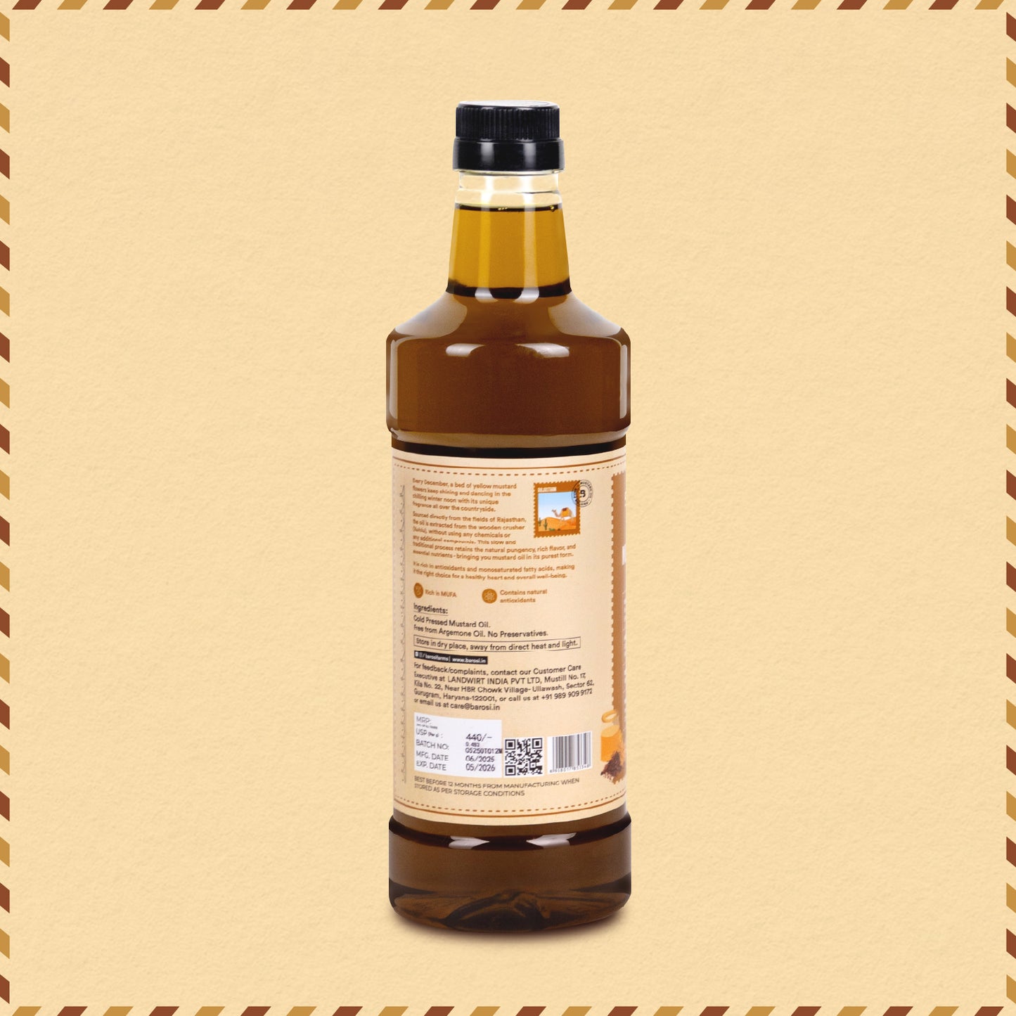 Cold Pressed Mustard Oil