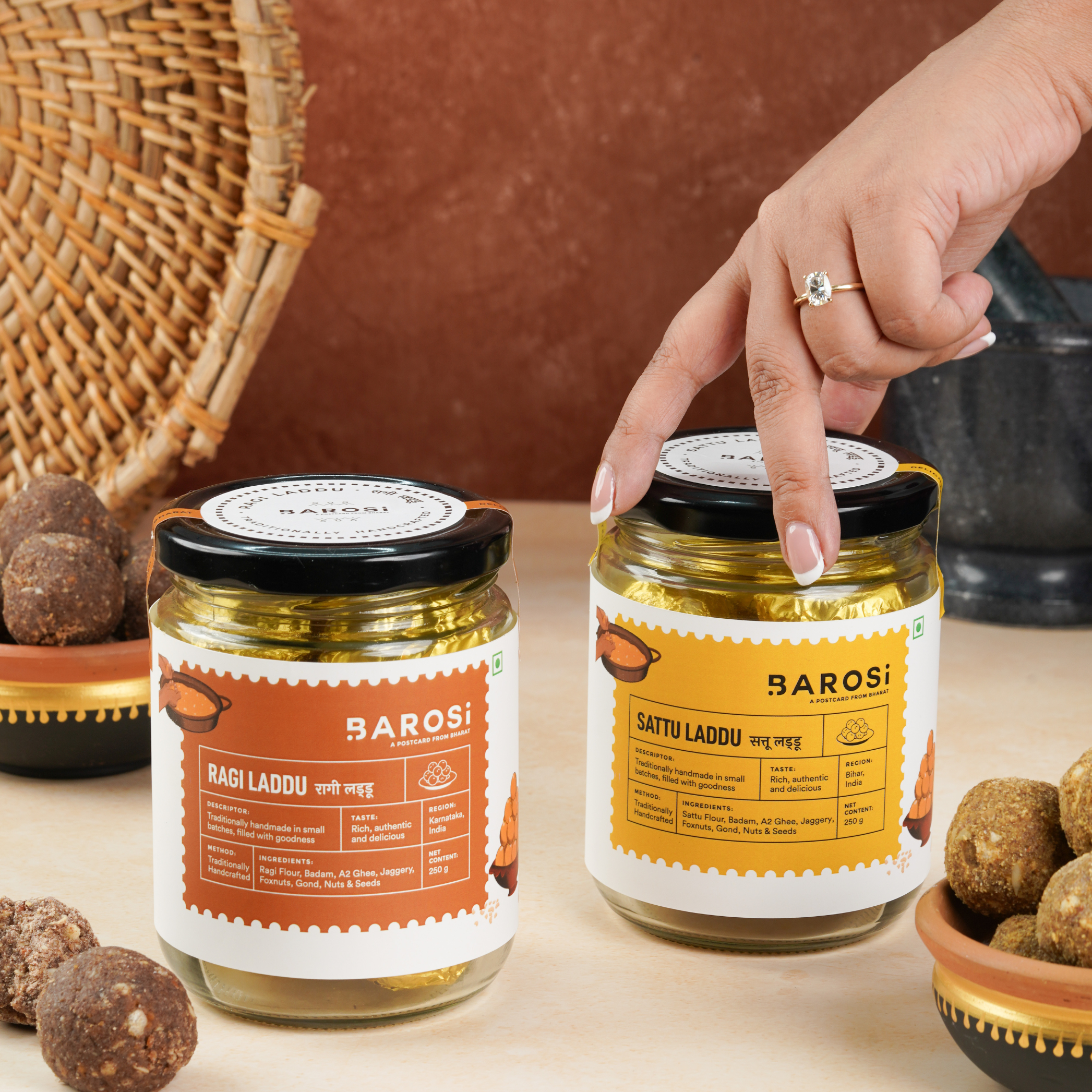 Sattu & Ragi Laddu Large Combo