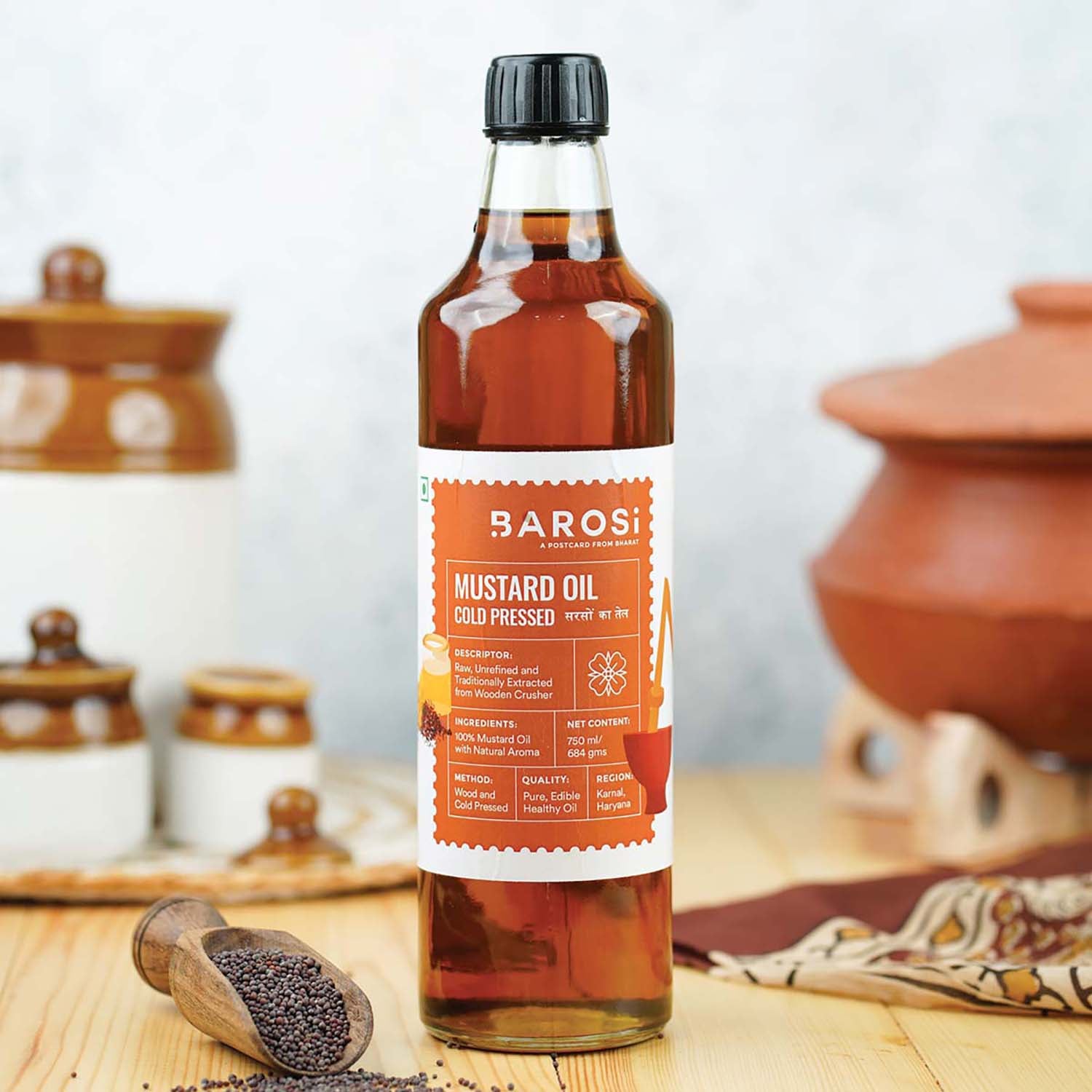 Cold Pressed Mustard Oil