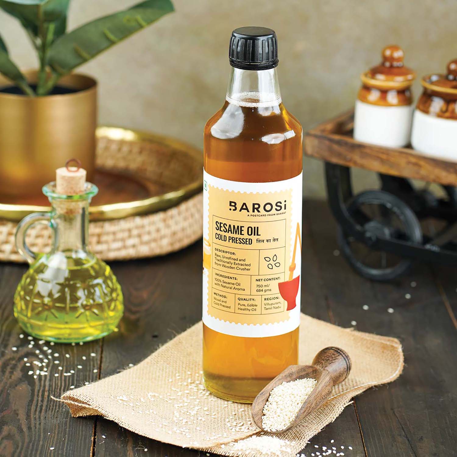 Cold Pressed Sesame Oil