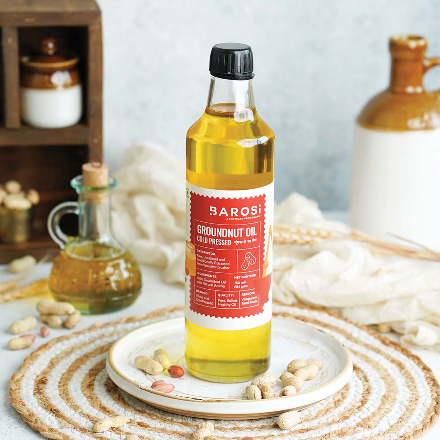Cold Pressed Groundnut Oil
