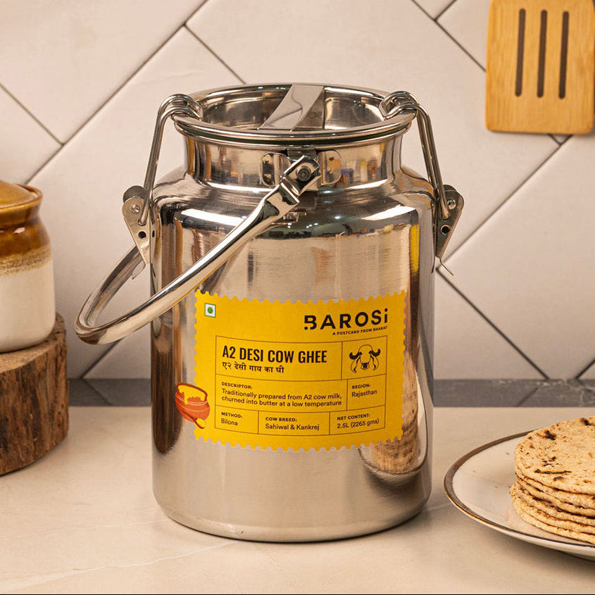 2.5L A2 Desi Cow Ghee Dolchi