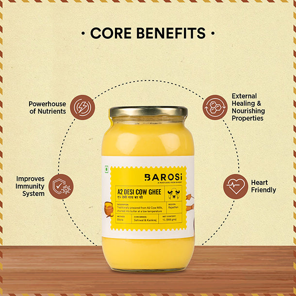 A2 Desi Cow Ghee 1 Ltr