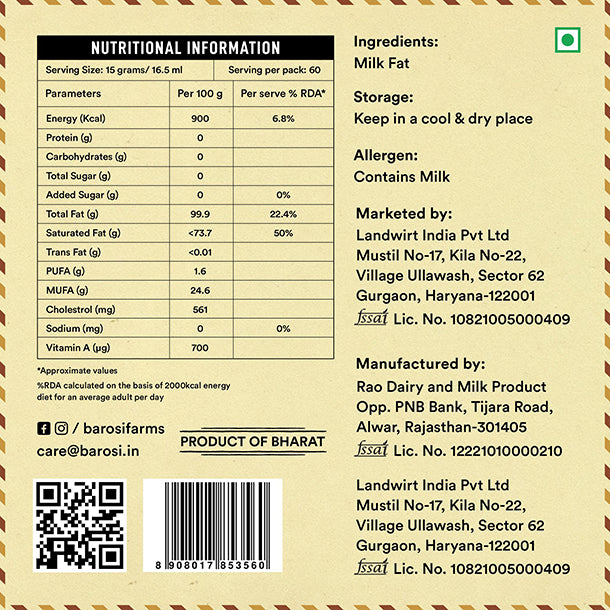 Cow Ghee 1 Ltr