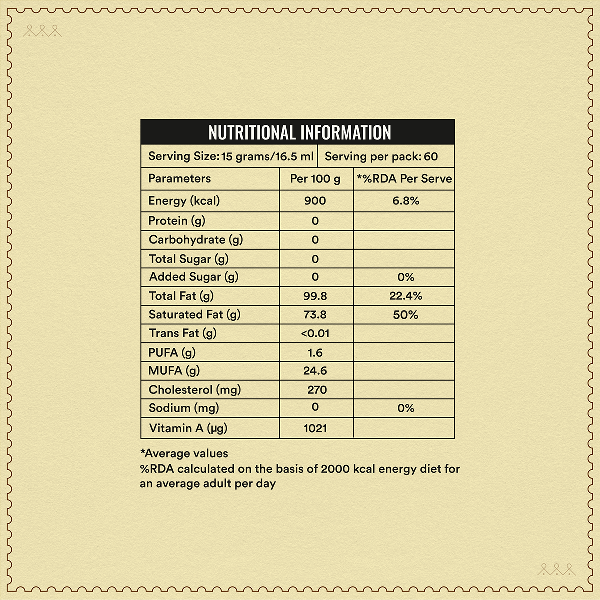 Barosi Desi Cow Ghee 1L