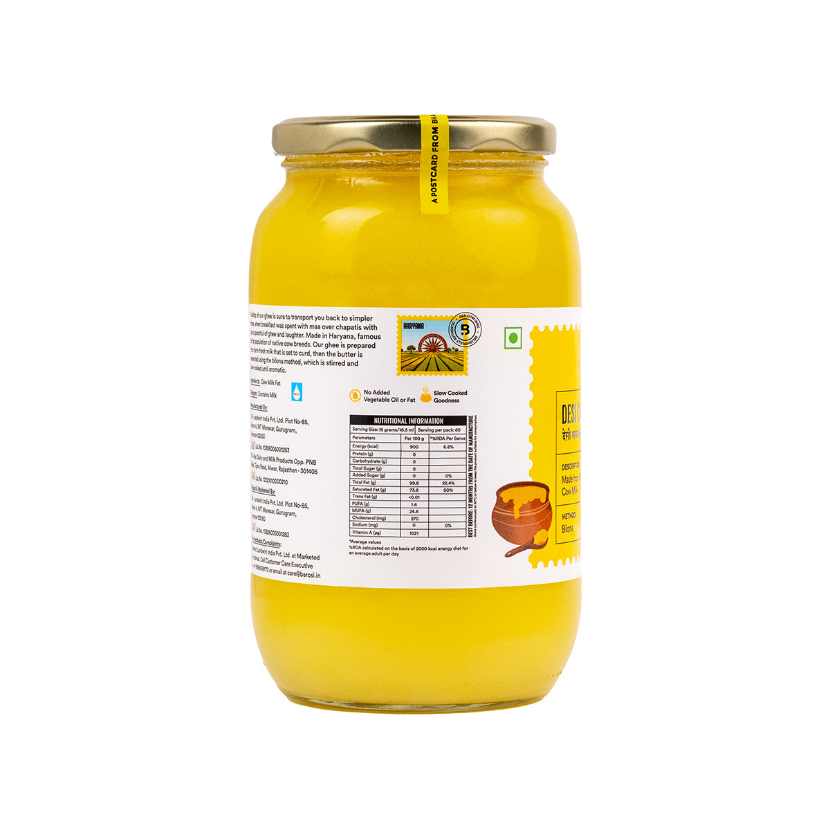Desi Cow Ghee Family Pack