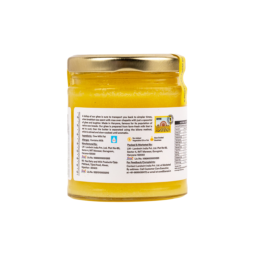 Desi Cow Ghee 180ml