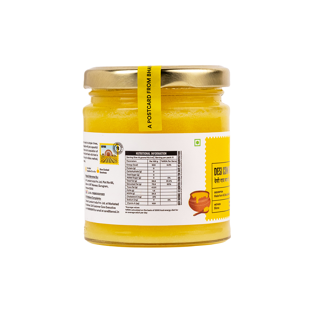 Desi Cow Ghee 180ml