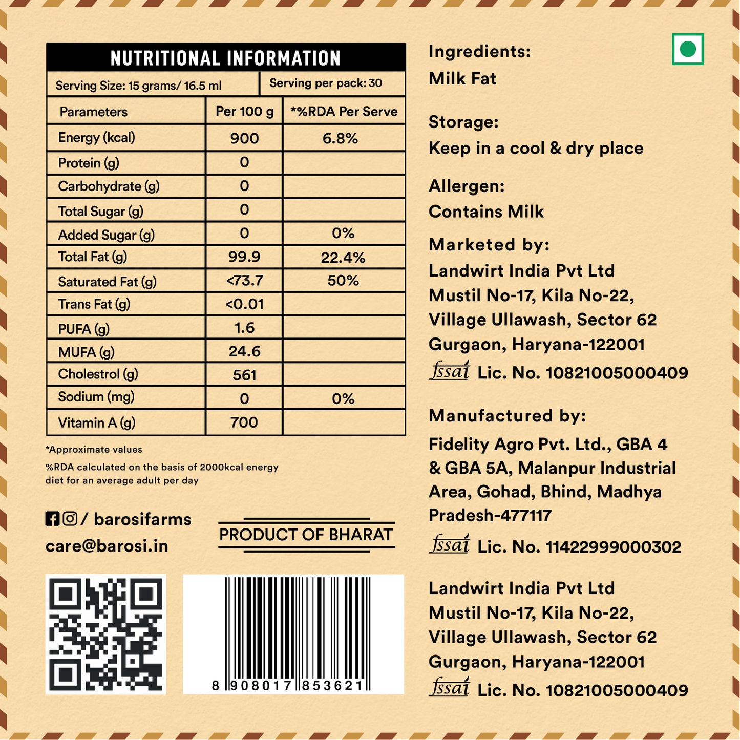 Cow Ghee 500 ML