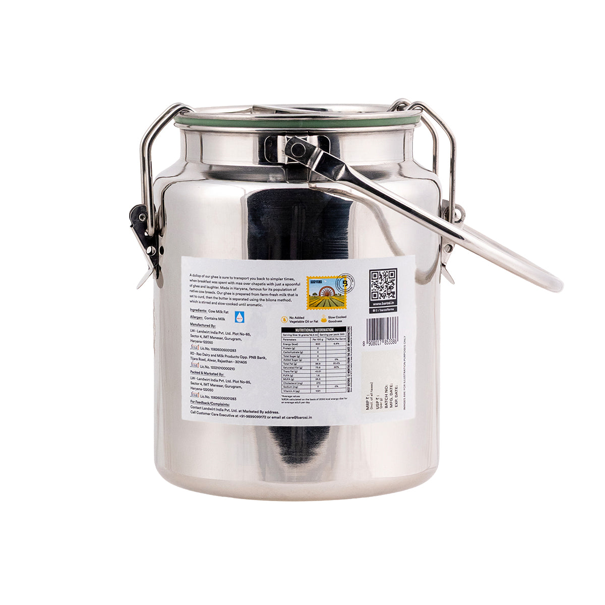 5L Desi Cow Ghee Dolchi