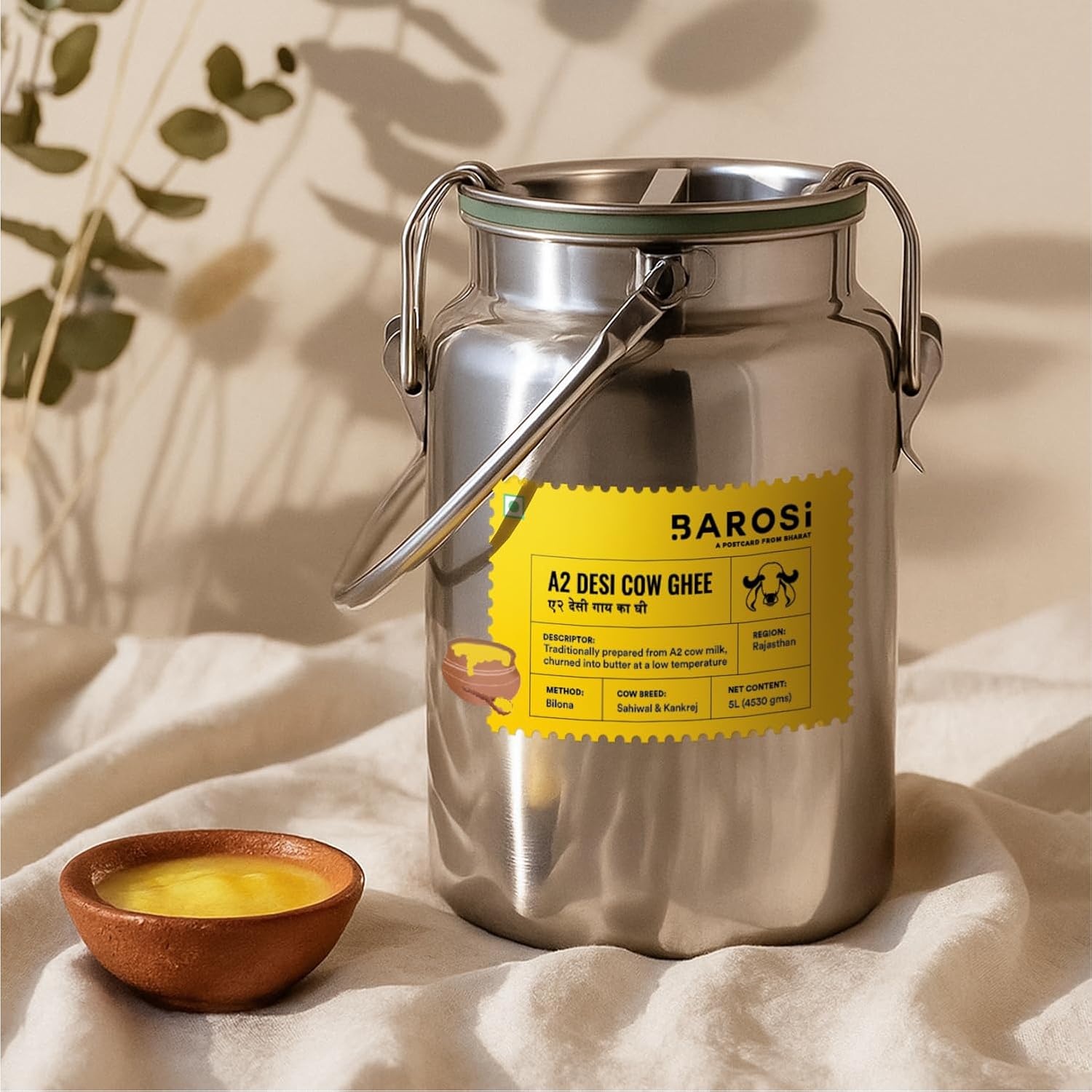 5L A2 Desi Cow Ghee Dolchi