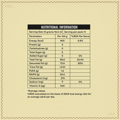 Desi Cow Ghee 180ml