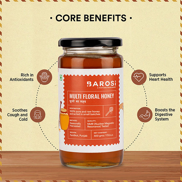 2.5L A2 Desi Cow Ghee Dolchi + 500ml MultifloraL Honey FREE