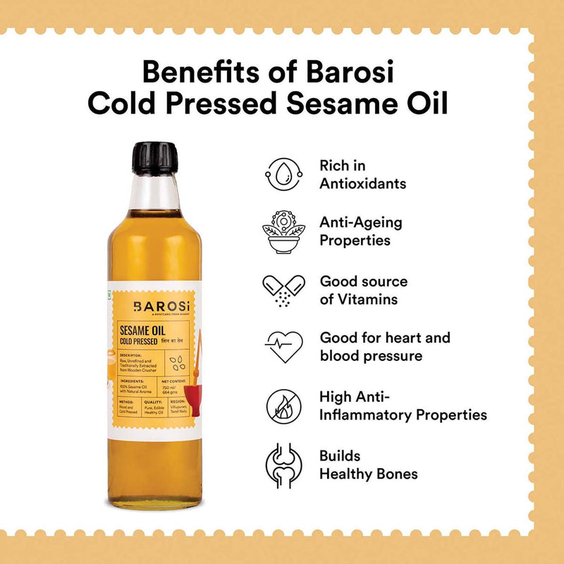 Cold Pressed Sesame Oil