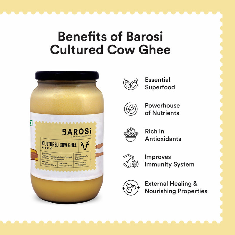 Cultured Cow Ghee 1 Ltr