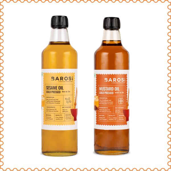 Mustard Oil & Sesame Oil Combo